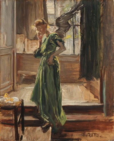 Model Break by Fritz von Uhde